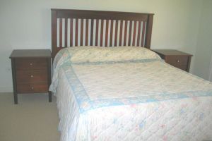 Bedroombedheadandsidetablesmadefromjarrah.5