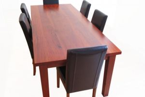 Settingmadefromredgumwith6upholsteredchairs29