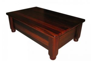 Coffeetable madefromreclaimedJarrahwithhiddendrawer54
