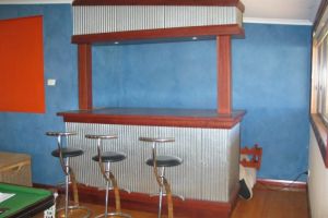 Unique RedgumBarwithcorrigatedironfeature.13