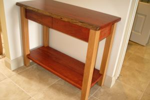 redgum  yellowbox hall table 2