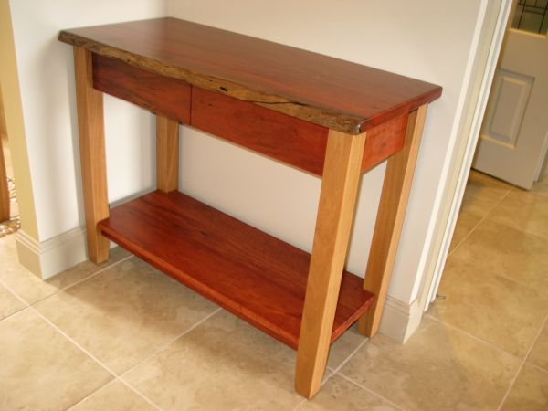 redgum  yellowbox hall table 2