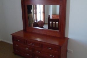redgum dressing table